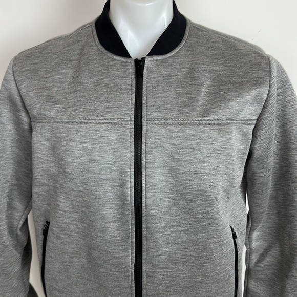 Charlie by Matthew Zink Modal Gray Tanker Full Zip Jacket Mens Small - Picture 2 of 10